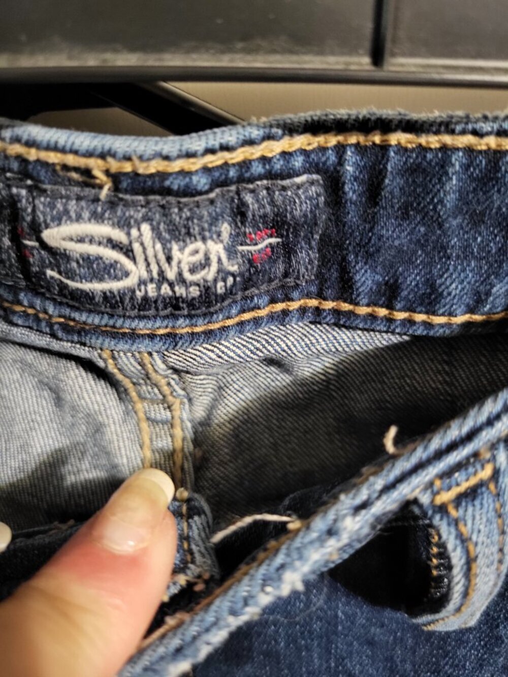 NWOT SILVER VINTAGE SLIM JEANS SZ 16 - Picture 5 of 10
